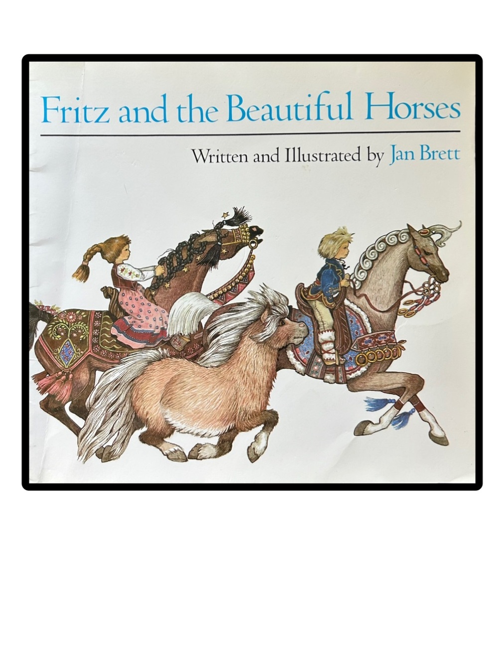 BUNDLE & SAVE 📚 Fritz and the Beautiful Horses Softcover Book by Jan Brett